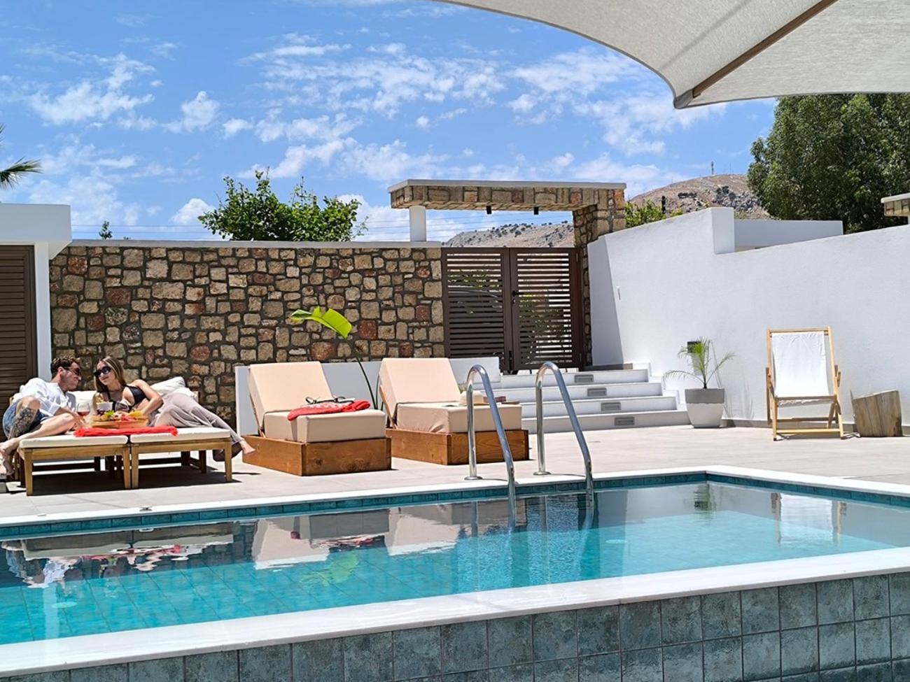 Valantina'S & Mannouel Lardos Luxury Villas Εξωτερικό φωτογραφία